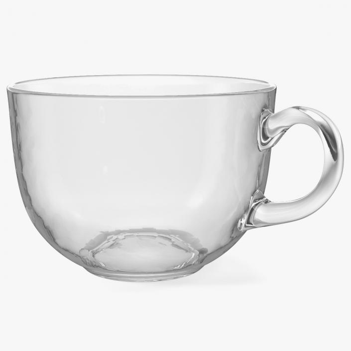 3D model Transparent Empty Tea Cup