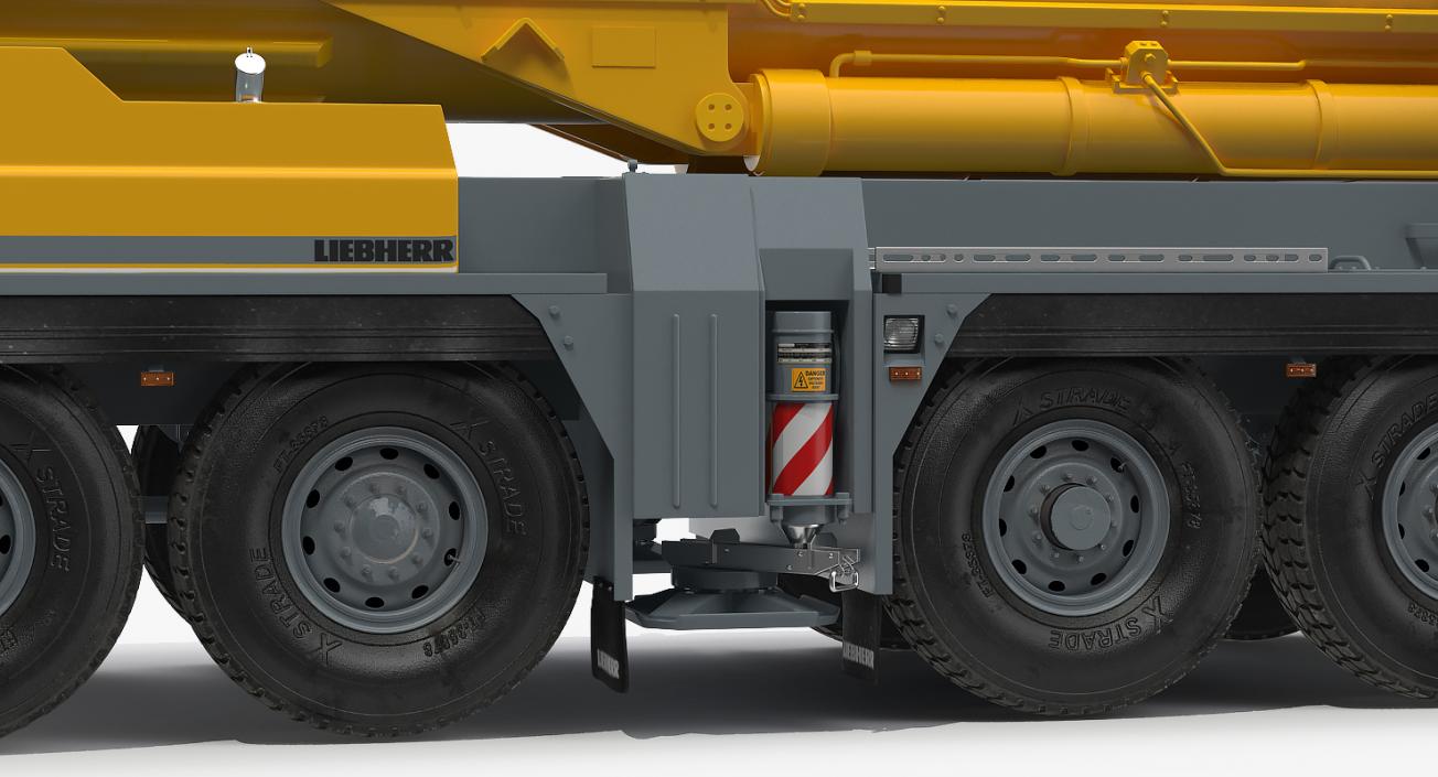 3D Mobile Cranes Liebherr 3D Models Collection model