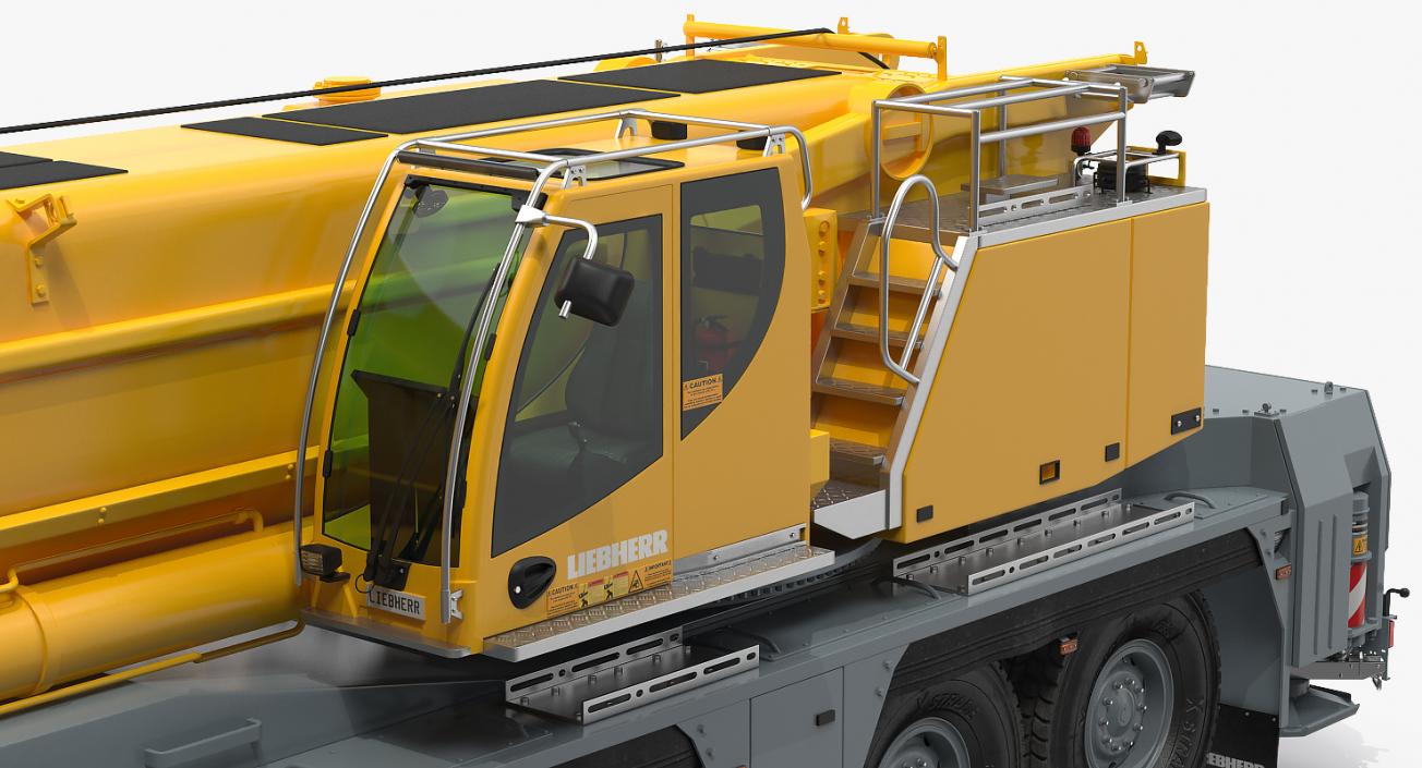 3D Mobile Cranes Liebherr 3D Models Collection model