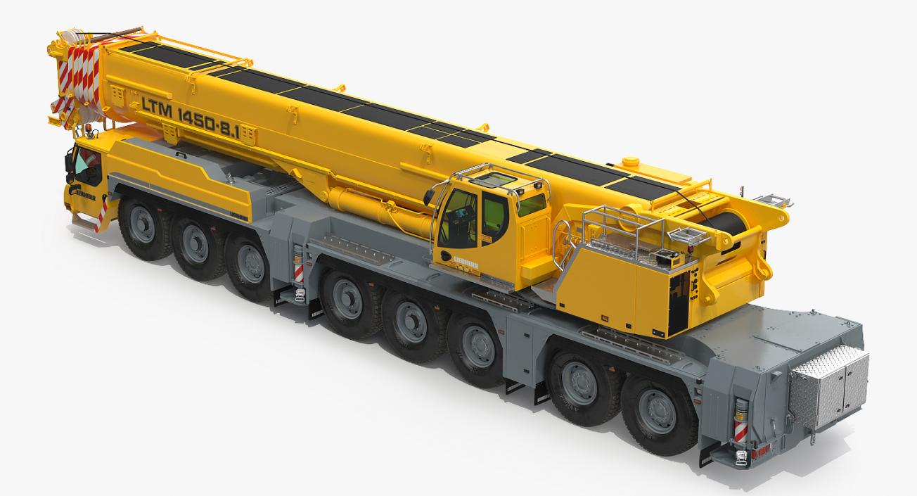 3D Mobile Cranes Liebherr 3D Models Collection model