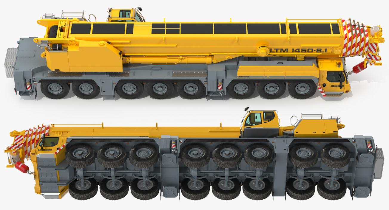 3D Mobile Cranes Liebherr 3D Models Collection model