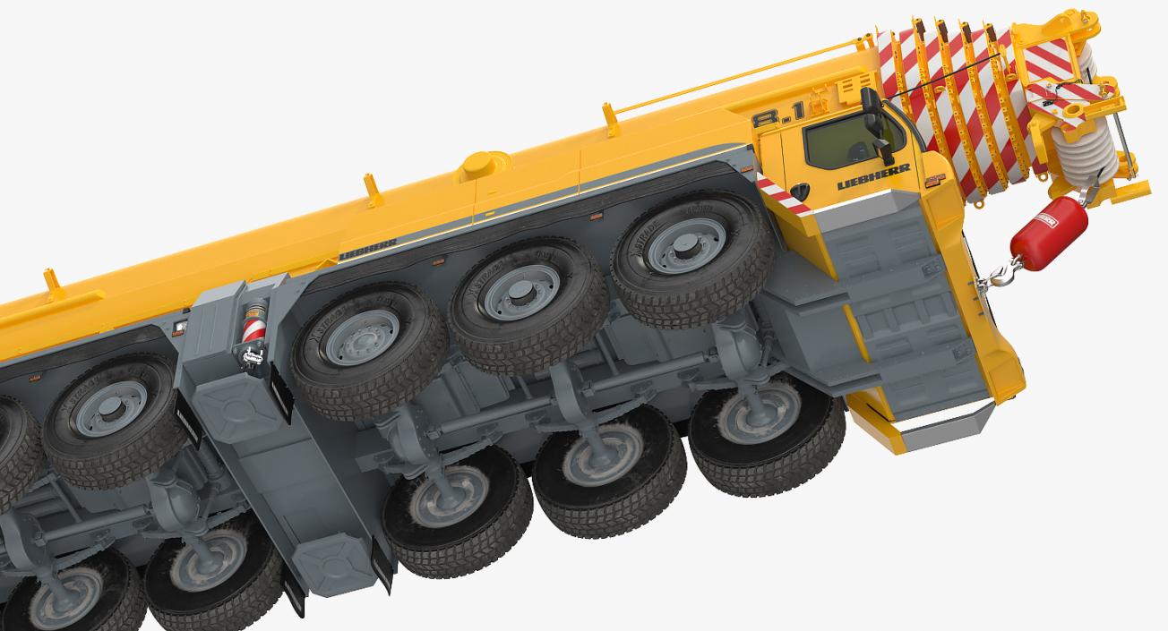 3D Mobile Cranes Liebherr 3D Models Collection model