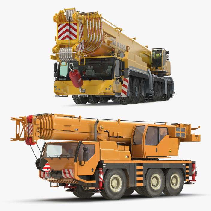 3D Mobile Cranes Liebherr 3D Models Collection model