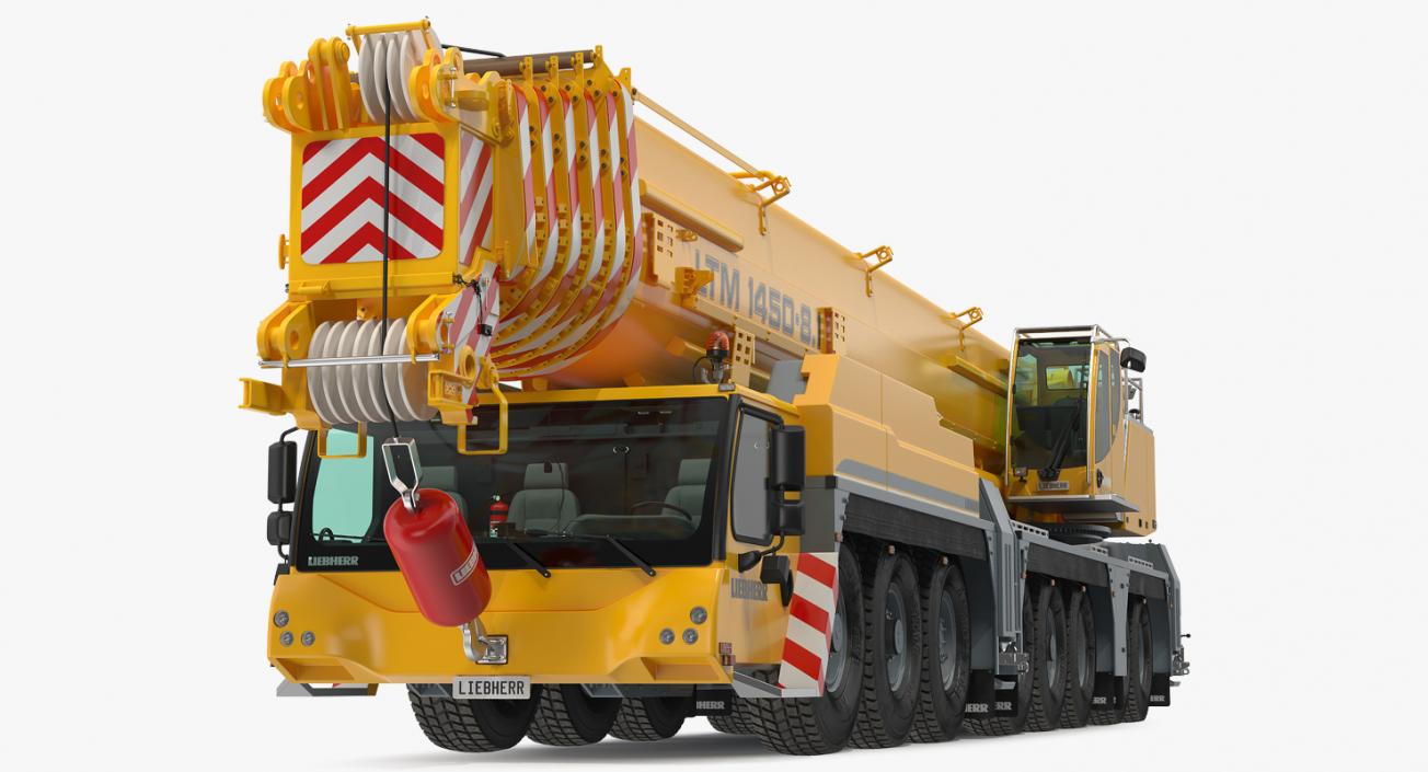 3D Mobile Cranes Liebherr 3D Models Collection model