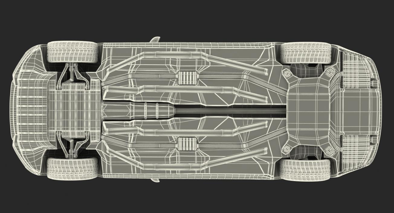 3D Jaguar XF Rigged