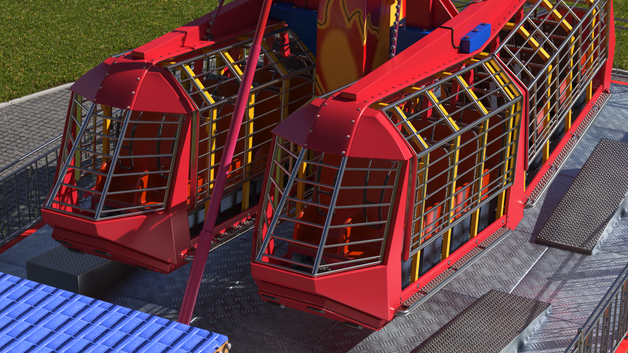 Ride Attraction OFF 3D model