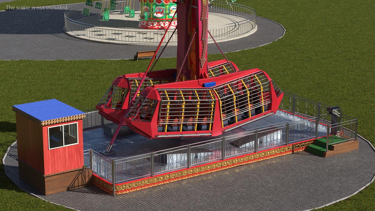 Ride Attraction OFF 3D model