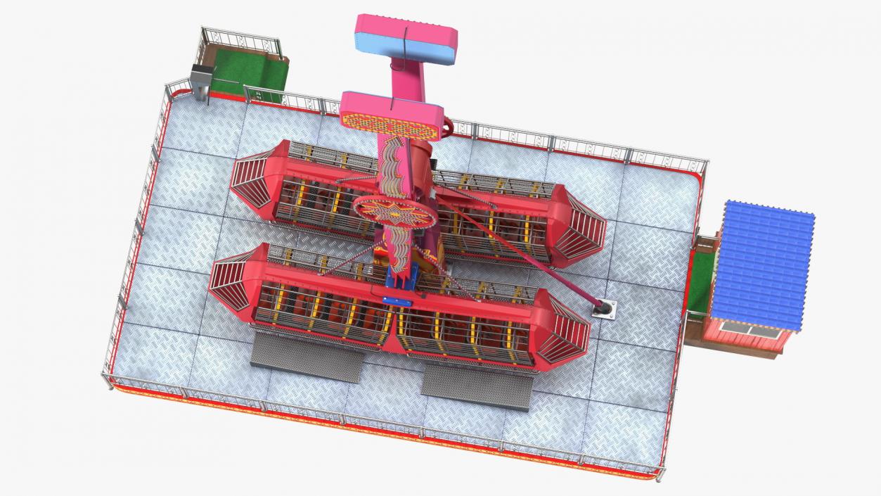 Ride Attraction OFF 3D model