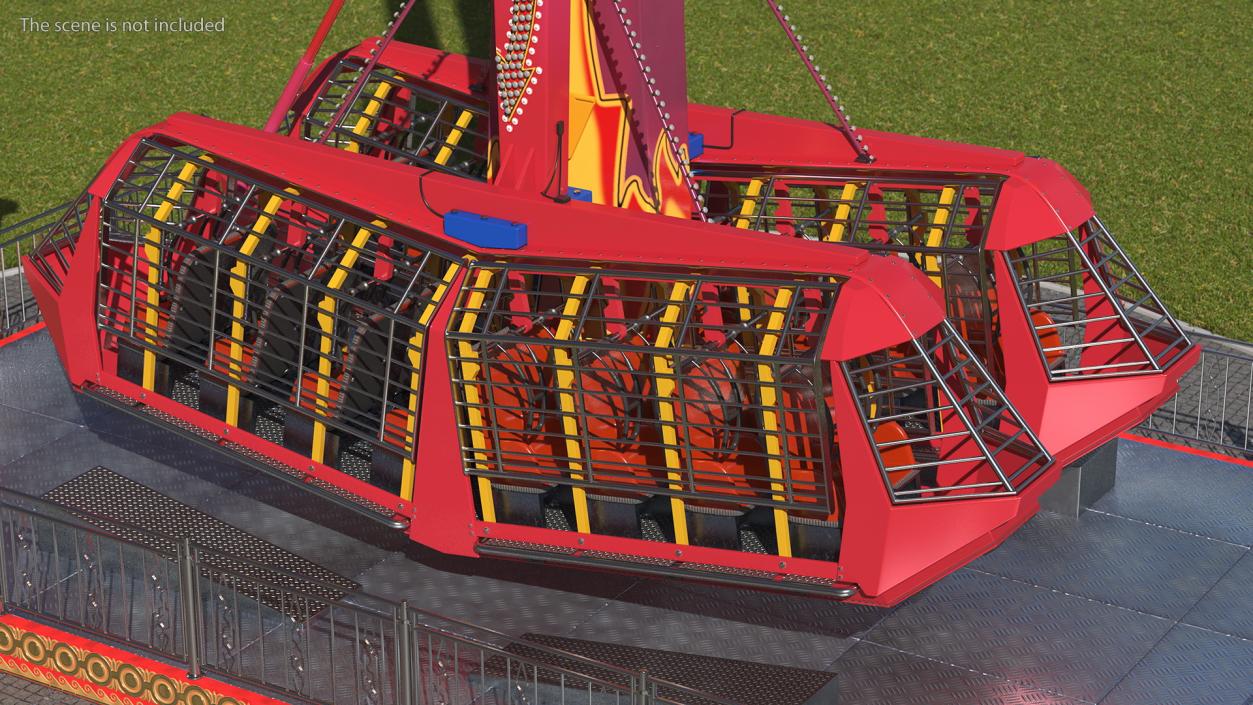 Ride Attraction OFF 3D model