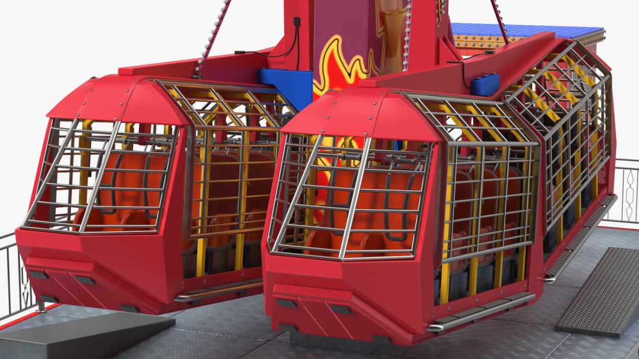 Ride Attraction OFF 3D model