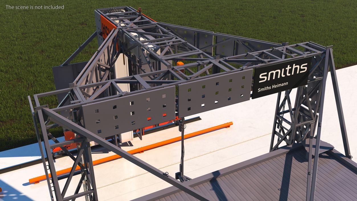 Smiths Detection Freight Scanner HCVG Rigged 3D model