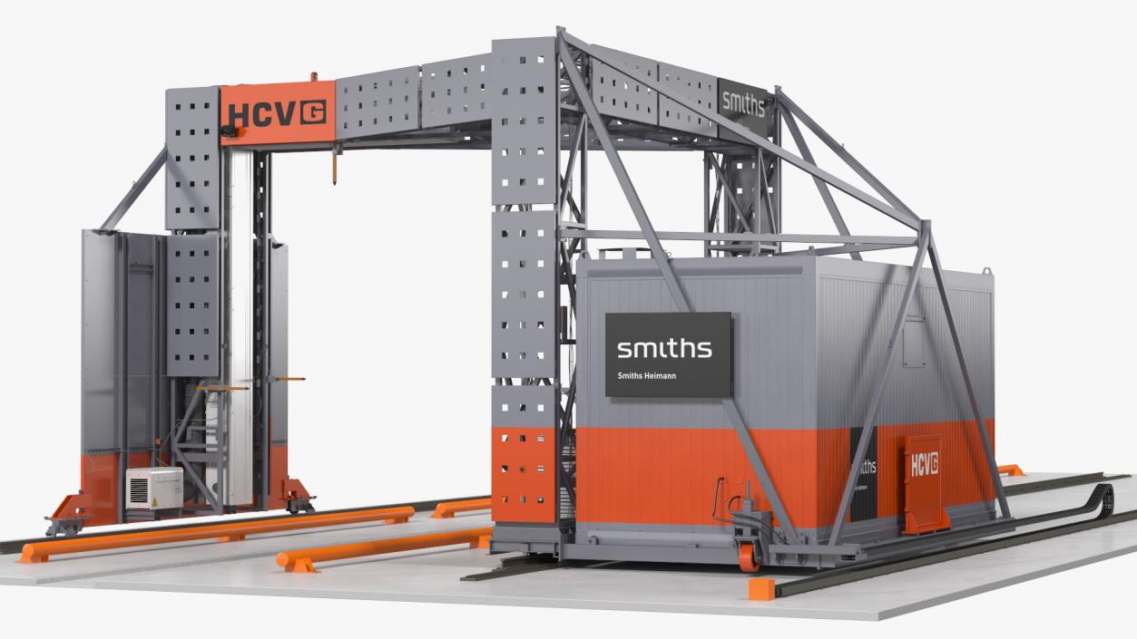 Smiths Detection Freight Scanner HCVG Rigged 3D model