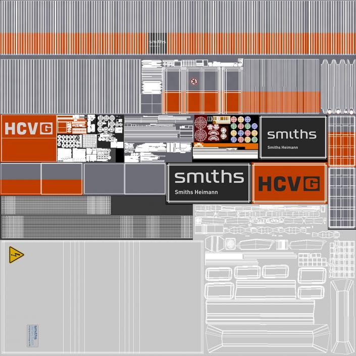 Smiths Detection Freight Scanner HCVG Rigged 3D model