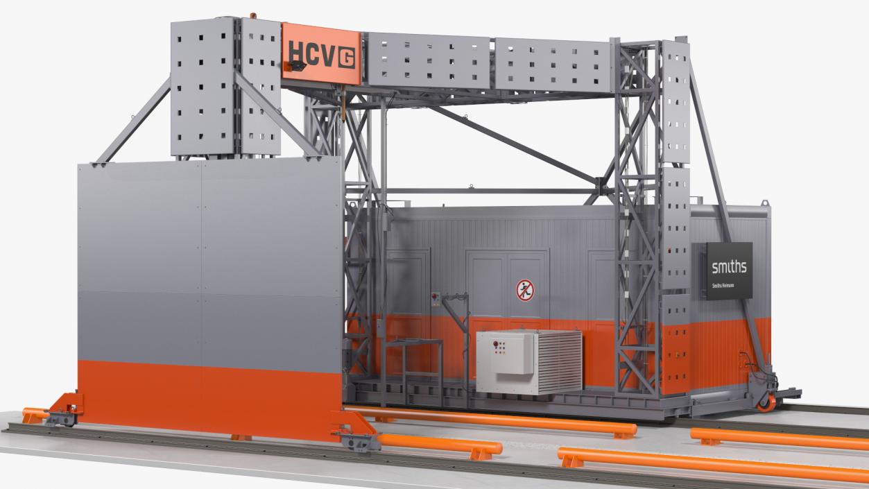 Smiths Detection Freight Scanner HCVG Rigged 3D model