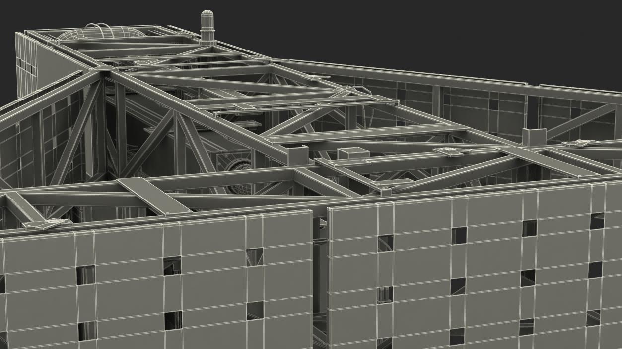 Smiths Detection Freight Scanner HCVG Rigged 3D model