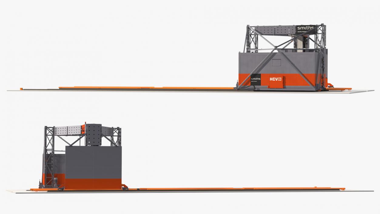 Smiths Detection Freight Scanner HCVG Rigged 3D model