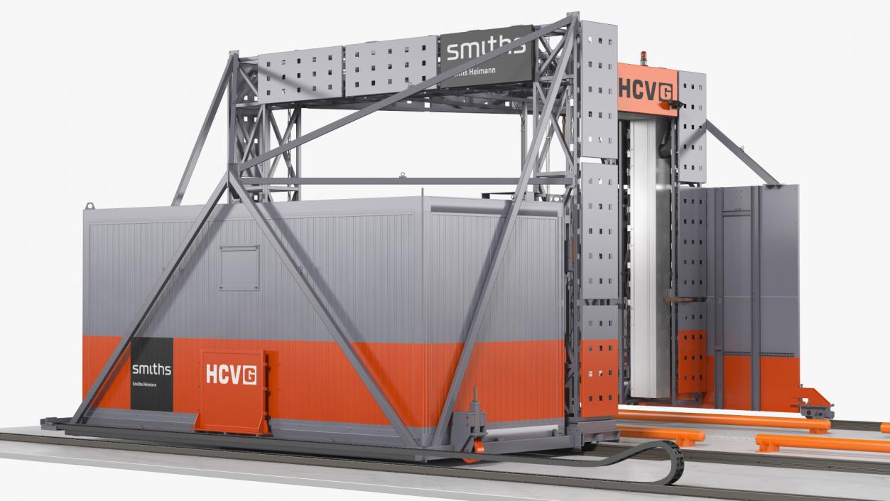 Smiths Detection Freight Scanner HCVG Rigged 3D model