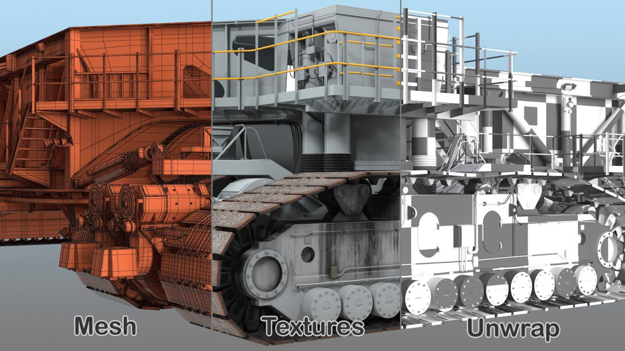 3D NASA Missile Crawler Transporter Facilities model