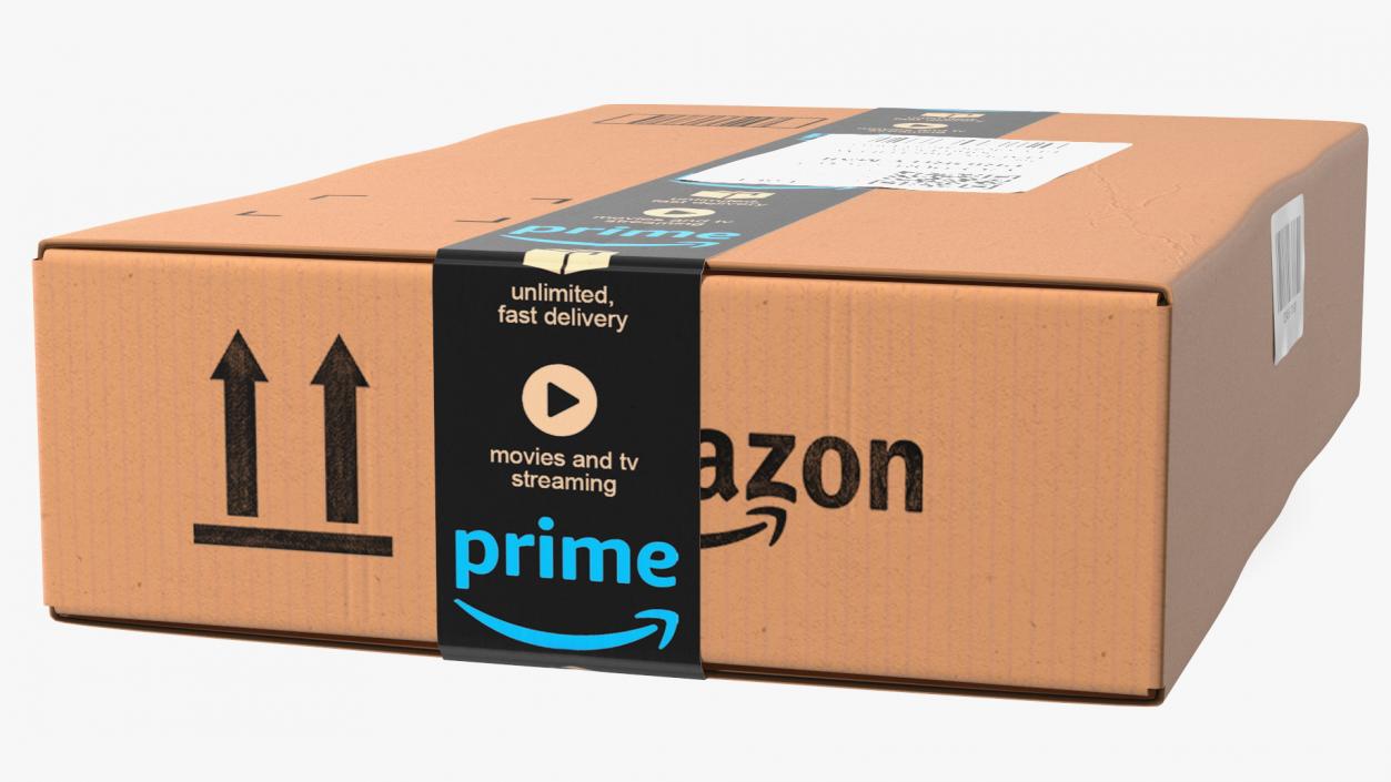 Amazon Parcels Box 41x26x10 3D