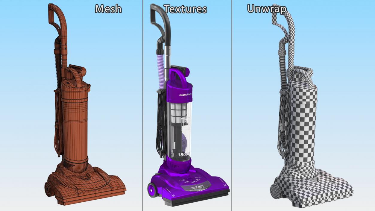 Upright Bagless Vacuum Cleaner Fur 3D model