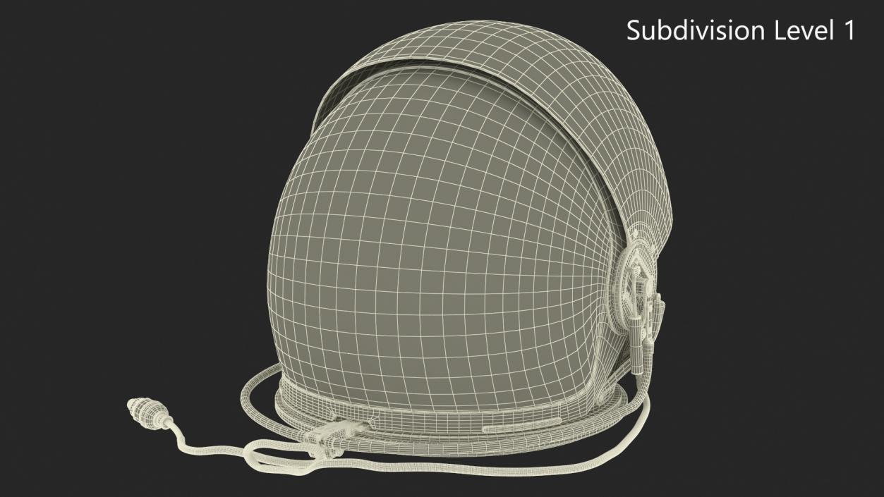 3D Astronaut Helmet Rigged model