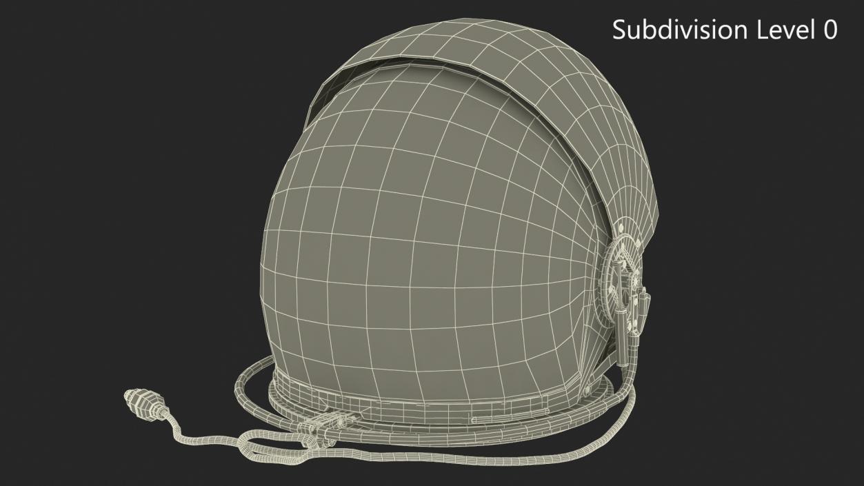 3D Astronaut Helmet Rigged model