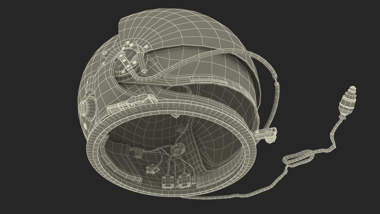 3D Astronaut Helmet Rigged model