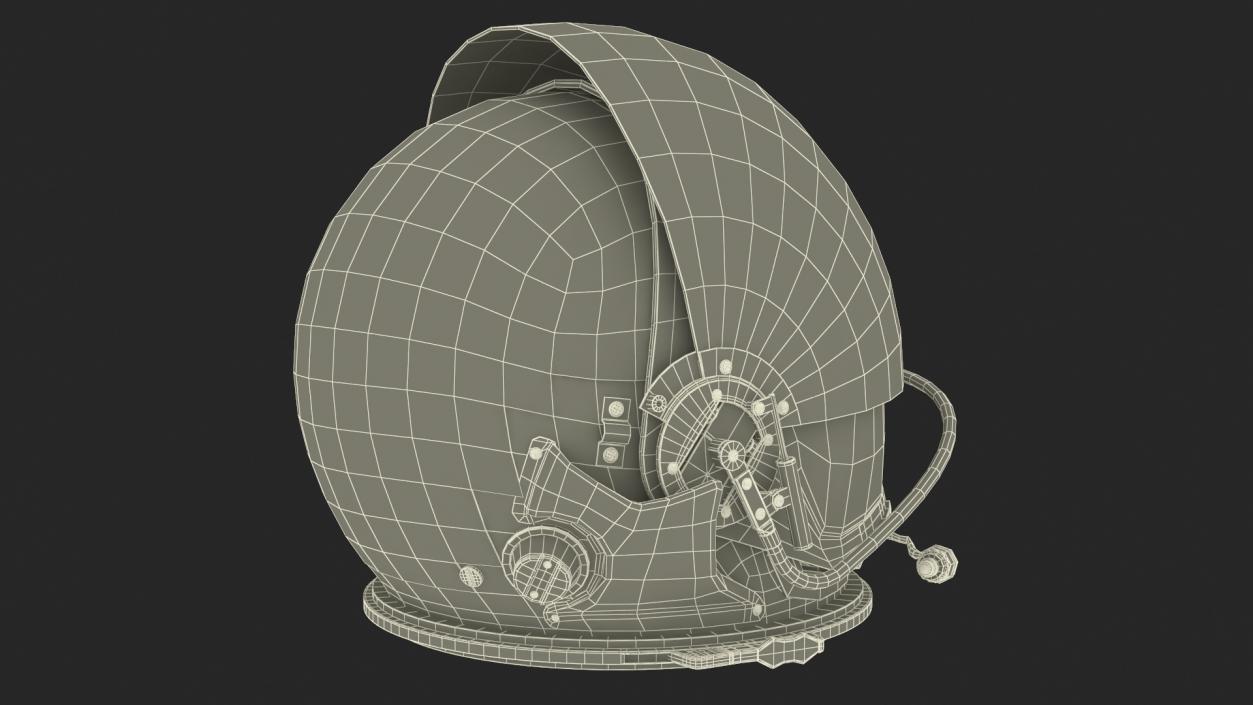 3D Astronaut Helmet Rigged model