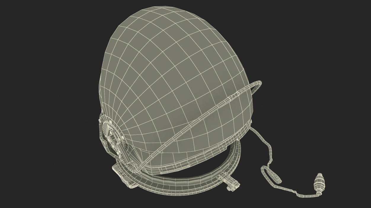 3D Astronaut Helmet Rigged model