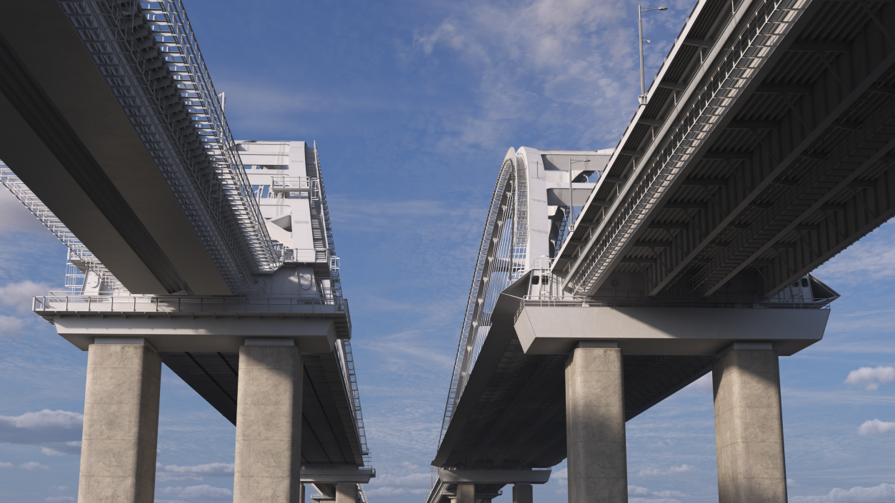 3D model Fragment of the Crimean Bridge