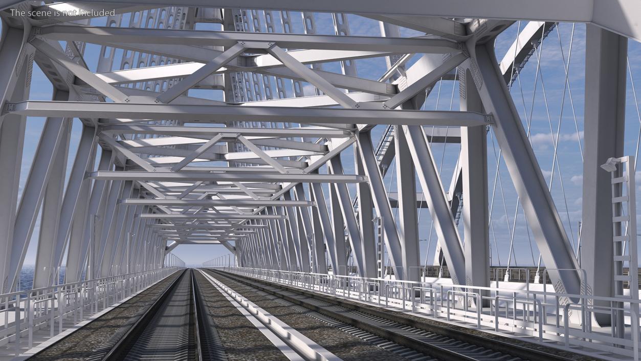 3D model Fragment of the Crimean Bridge