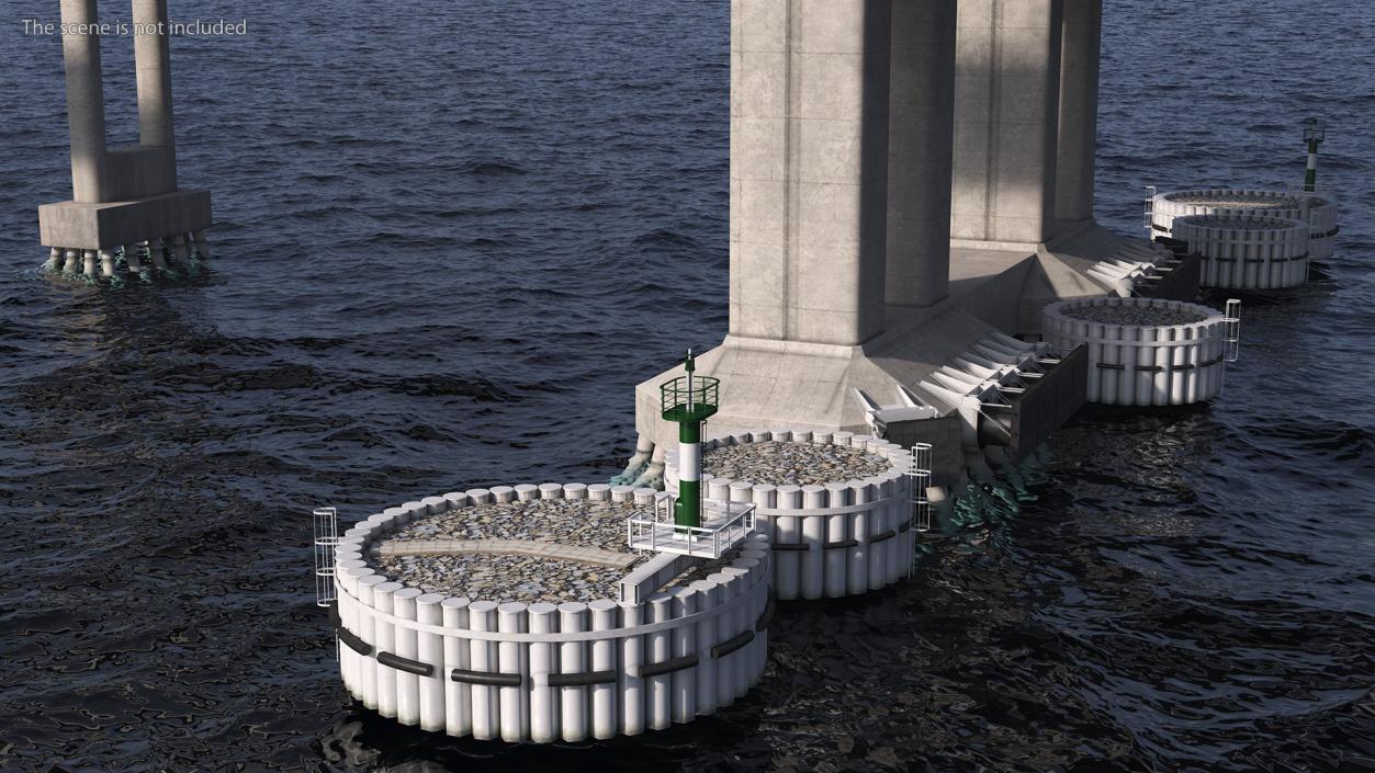 3D model Fragment of the Crimean Bridge