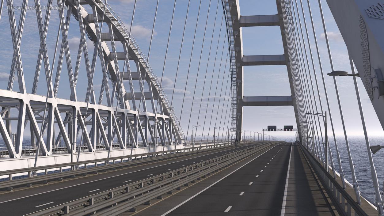 3D model Fragment of the Crimean Bridge