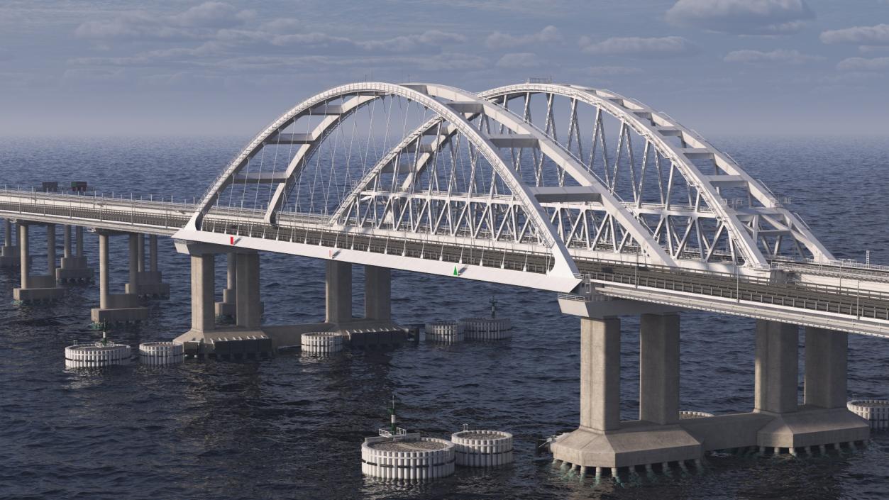 3D model Fragment of the Crimean Bridge