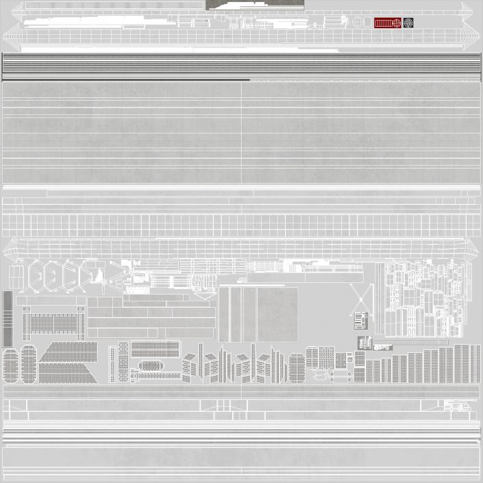 3D model Fragment of the Crimean Bridge