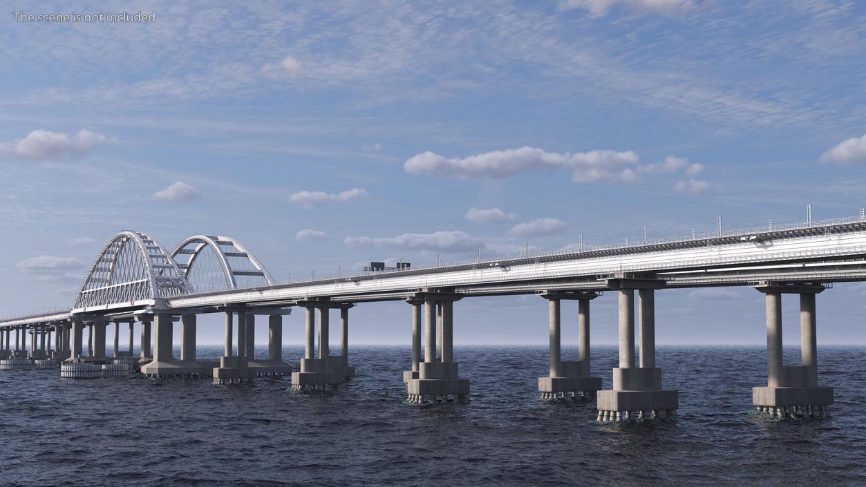 3D model Fragment of the Crimean Bridge