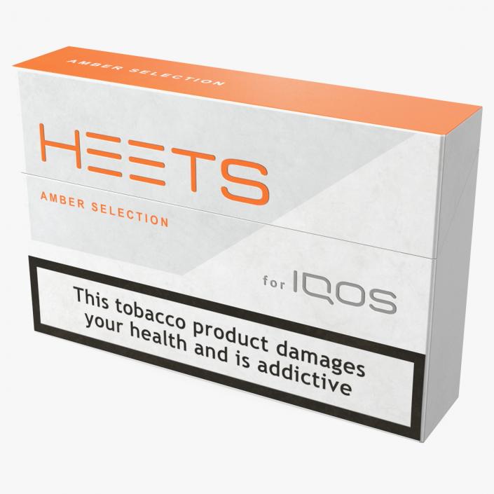 3D Amber Heets IQOS