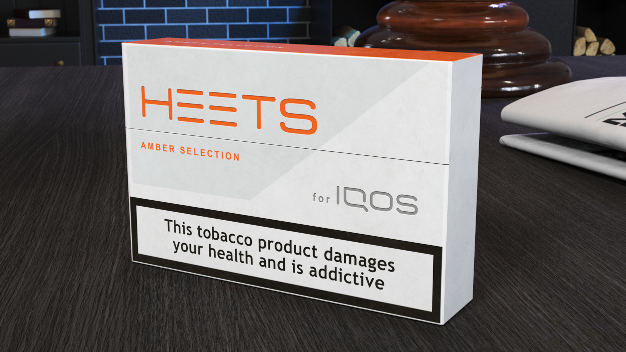 3D Amber Heets IQOS