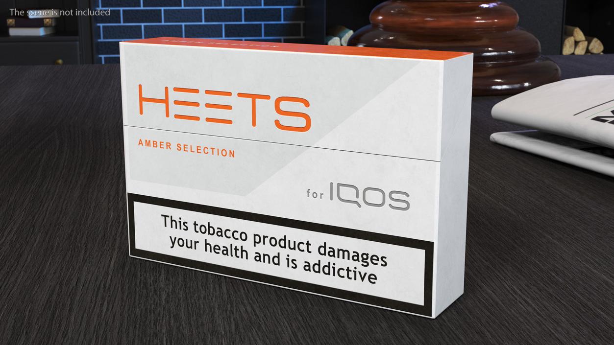 3D Amber Heets IQOS