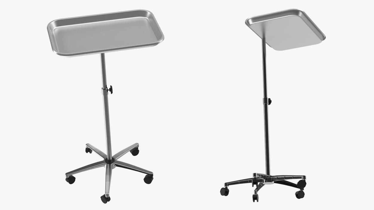 IV Stand with Tools Tray 3D model