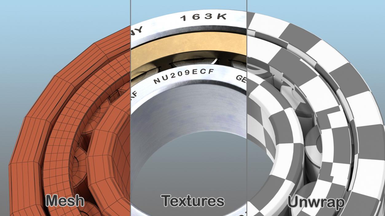 3D Cylindrical Roller Bearing