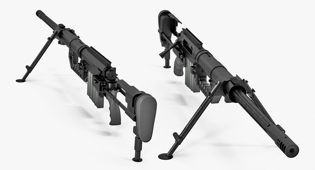 3D Rifle CheyTac Intervention M200