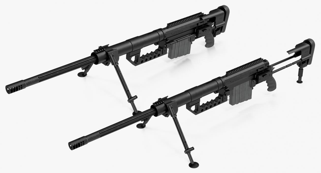 3D Rifle CheyTac Intervention M200