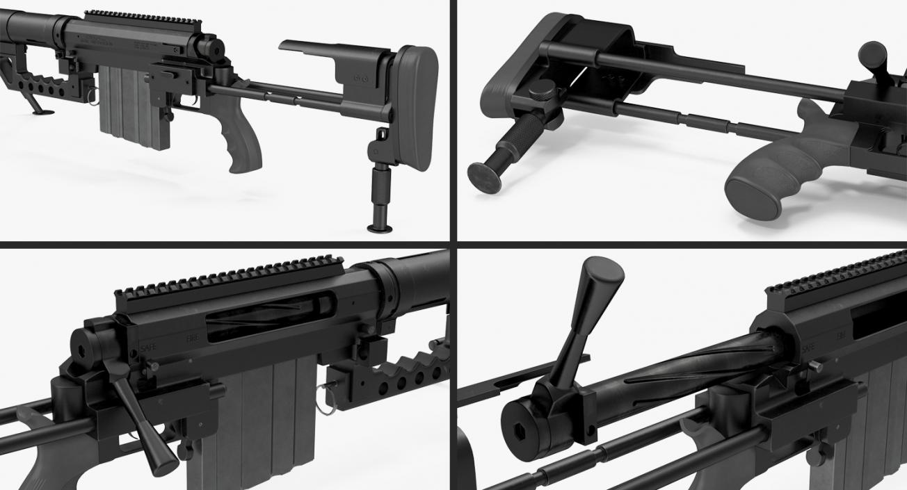 3D Rifle CheyTac Intervention M200