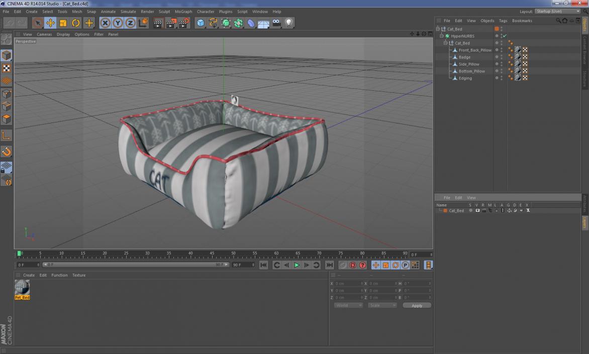 Cat Bed 3D model