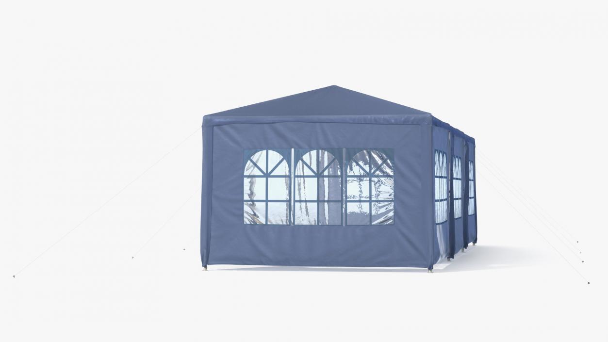 Blue Outsunny Large Tent 3D model