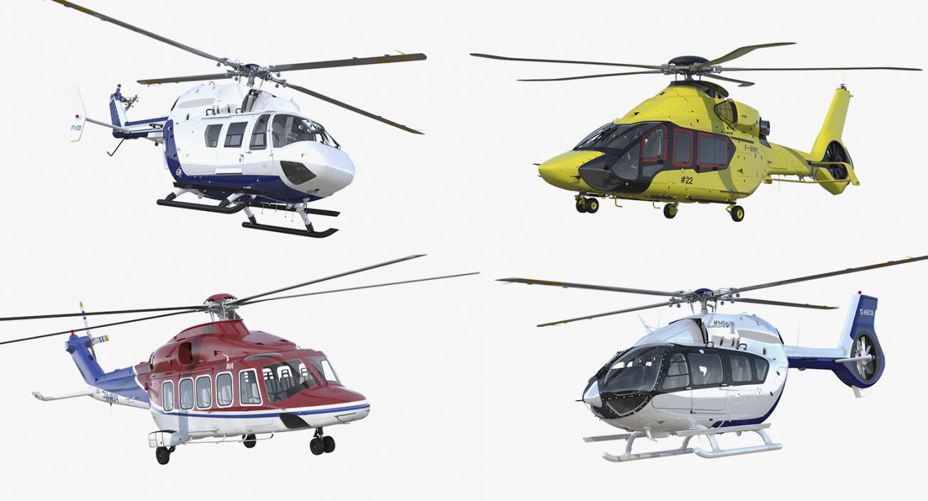 Private Helicopters Collection 2 3D