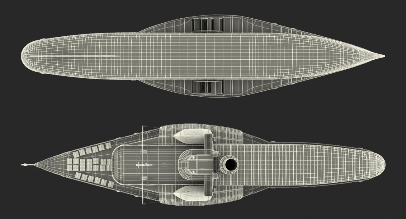 3D Steam Paddle Ship Stadt Rapperswil Rigged