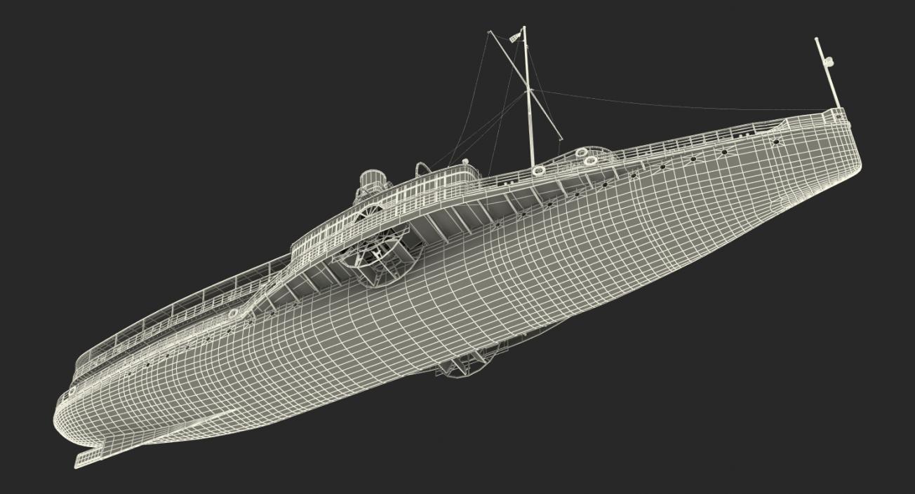 3D Steam Paddle Ship Stadt Rapperswil Rigged