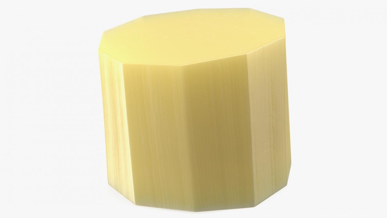 3D Fresh Peeled Sugarcane Piece model